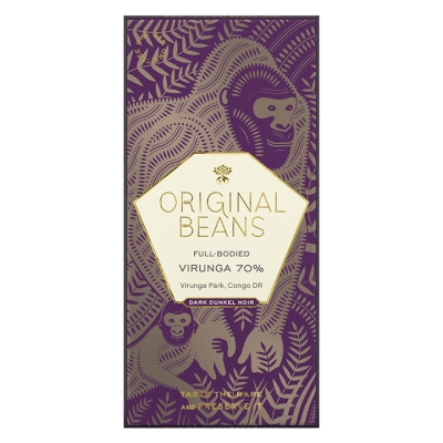 Fèves originales - Virunga 70% - chocolat noir