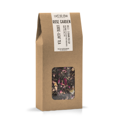Rose Garden - thé noir et vert 100 grammes - Thé en vrac Café du Jour