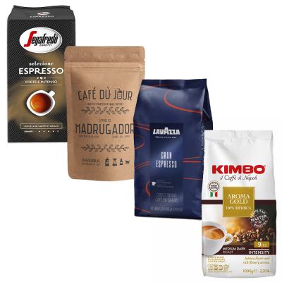Exemple de paquet - Fort mais pas amer - 4 kilos Café en grain