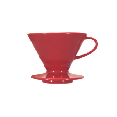 Hario V60 dripper - rouge porcelaine - taille 02
