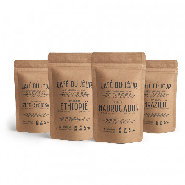 illy paquet d'échantillons - grains de café - 5 x 250 grammes