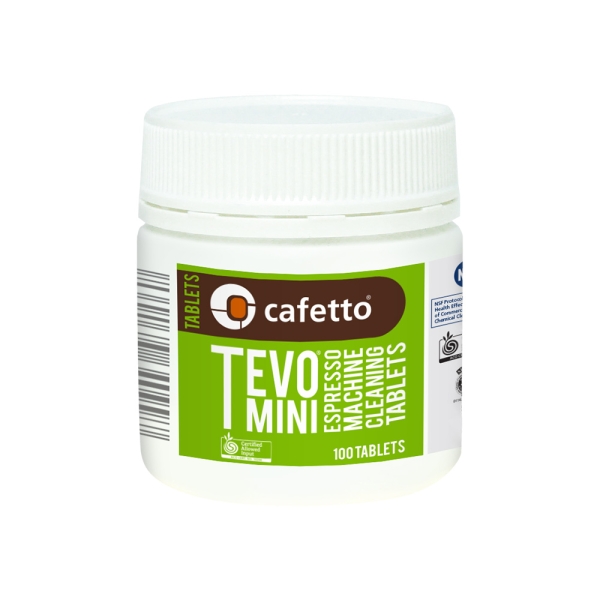 Cafetto Tevo® mini - reinigingstabletten voor koffiemachines (1,5 gram) - 100 stuks