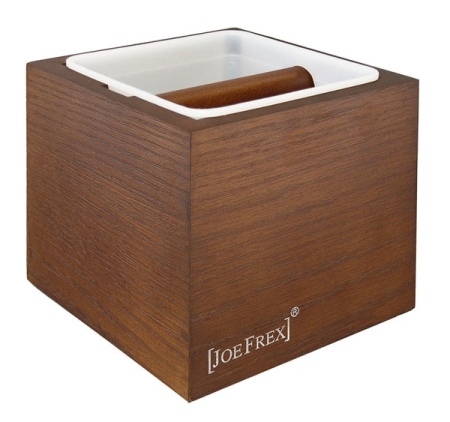 JoeFrex bol à tamper en bois de hêtre classique - brun