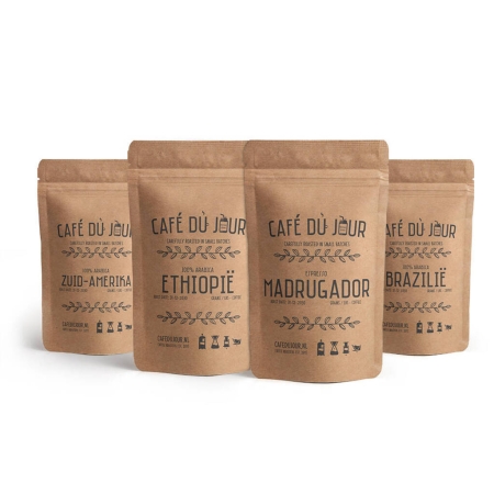 Bestsellers Café Frais - café en grains fraîchement torréfié - 4 x 1 kilo