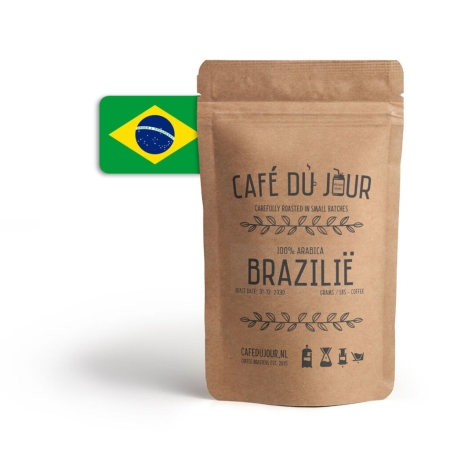 Brésil 100 % Arabica - café en grains fraîchement torréfié