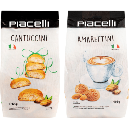 Duo de Biscuits Italiens - Cantuccini & Amarettini