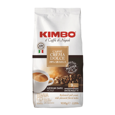 Kimbo Dolce Crema - café en grains - 1 kilo