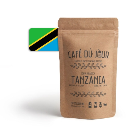 Tanzanie 100 % Arabica - café en grains fraîchement torréfié