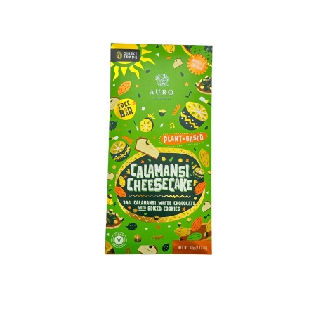 Auro - Cheesecake au Calamansi - Chocolat blanc végétal 34