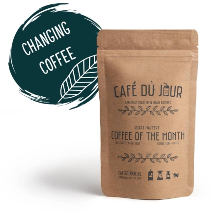 Café du mois - café en grains fraîchement torréfié