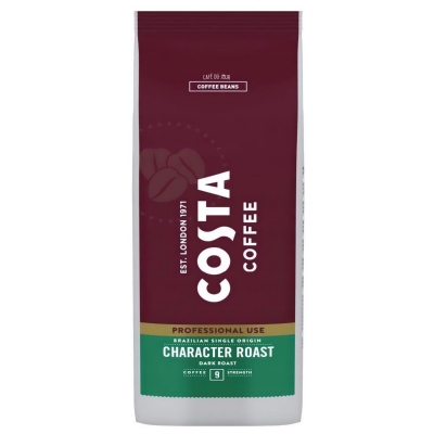 Costa Coffee Single Origin Brésil, Torréfaction Foncée - Café en grains - 1 kilo