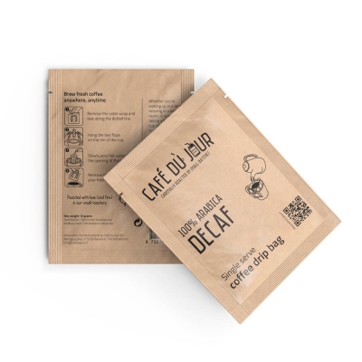 100% arabica Decaf - Café en sachet individuel - 1 pièce