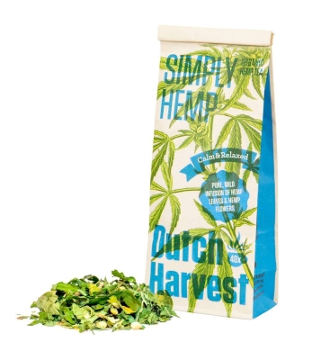 Simply Hemp - Thé au chanvre pur 40 gram - Thé en vrac Dutch Harvest