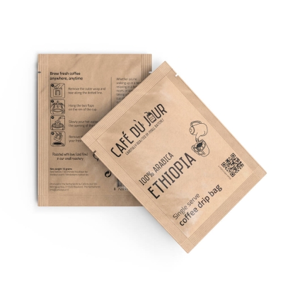 Café du Jour Single Serve Drip Coffee - 100% arabica ETHIOPIA - café filtre à emporter !