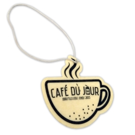 Désodorisant pour la voiture au parfum de café et de vanille