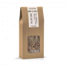 Menthe & Choco - thé vert 100 grammes - Thé en vrac Café du Jour