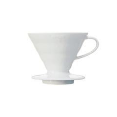 Hario V60 dripper - en porcelaine blanche - taille 02