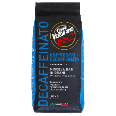 Caffè Vergnano 1882 Decaffeinato Espresso - café en grains - 1 kilo