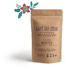 Café du Jour Winter Coffee - grains de café frais